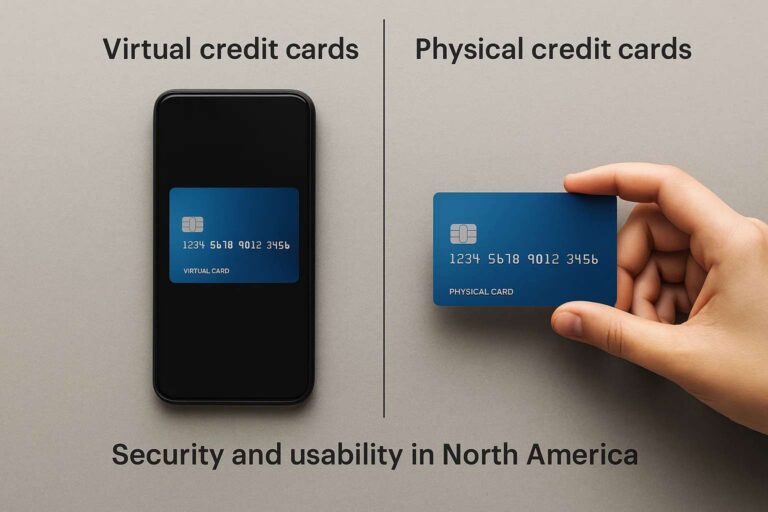 Virtual vs. physical credit cards: security and usability in North America