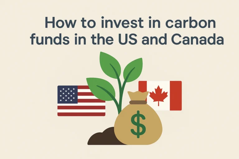 How to invest in carbon funds in the US and Canada