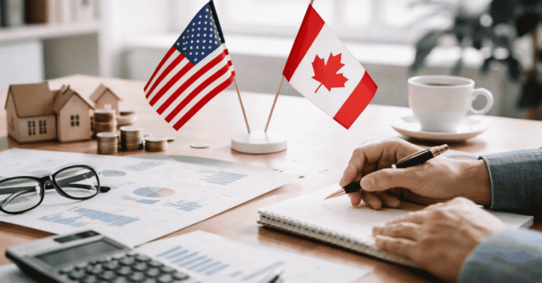 How Americans and Canadians Plan Long-Term Investments