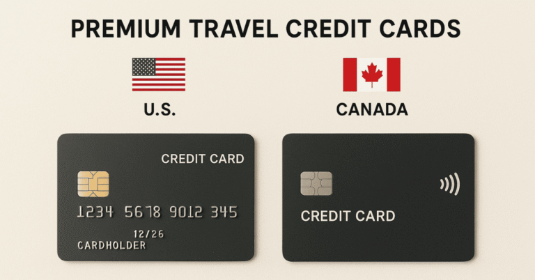 Premium travel credit cards: Comparing benefits between the U.S. and Canada